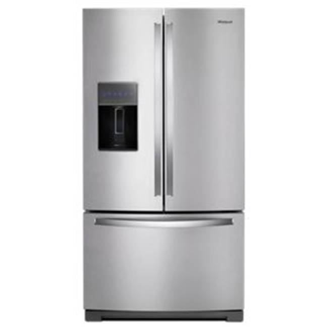 Whirlpool - 36-Inch Wide French Door Refrigerator - 27 Cu. Ft. - Fingerprint Resistant Stainless Steel