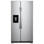 Whirlpool - 25 Cu Ft, 36 Inch Width, Led Lighting, Dual Pad Dispenser, Electronic Controls - Monochromatic Stainless Steel