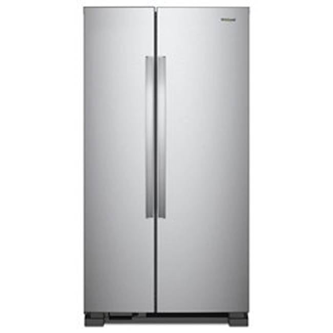 Whirlpool - 36-Inch Wide Side-By-Side Refrigerator - 25 Cu. Ft. - Stainless Steel