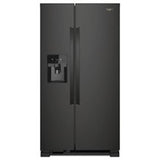 Whirlpool - 36-Inch Wide Side-By-Side Refrigerator - 25 Cu. Ft. - Black