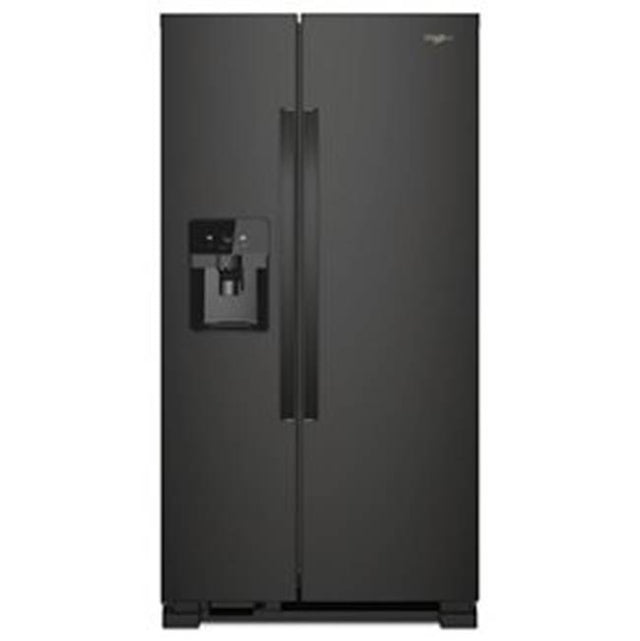 Whirlpool - 36-Inch Wide Side-By-Side Refrigerator - 25 Cu. Ft. - Black