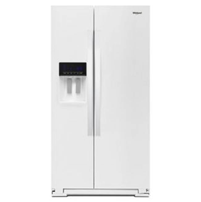 Whirlpool - 36-Inch Wide Counter Depth Side-By-Side Refrigerator - 21 Cu. Ft. - White