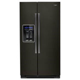 Whirlpool - 36-Inch Wide Side-By-Side Refrigerator - 28 Cu. Ft. - Black Stainless