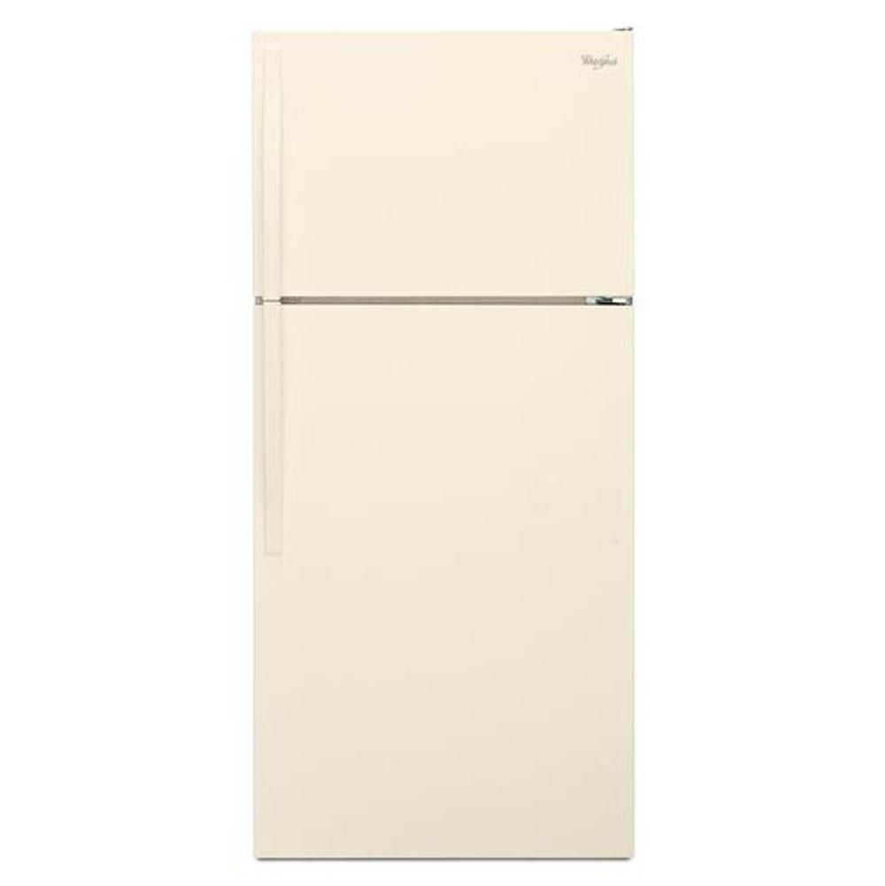 Whirlpool - 28-inches wide Top-Freezer Refrigerator  - 14 cu. ft. - Biscuit