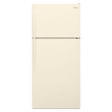 Whirlpool - 28-inches wide Top-Freezer Refrigerator  - 14 cu. ft. - Biscuit