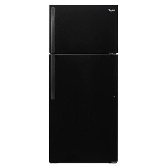 Whirlpool - 28-inches wide Top-Freezer Refrigerator with Freezer Temperature Control - Black