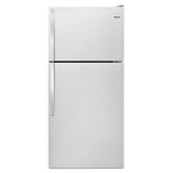 Whirlpool - 18'' Top Freezer, Wh, Glass Estar, SS - Monochromatic Stainless Steel