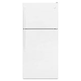 Whirlpool - 18'' Top Freezer. Wh. Glass Estar. White - White