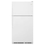 Whirlpool - 33-inch Wide Top-Freezer Refrigerator - EZ Connect Icemaker Kit Compatible - 20.5 cu. ft - White