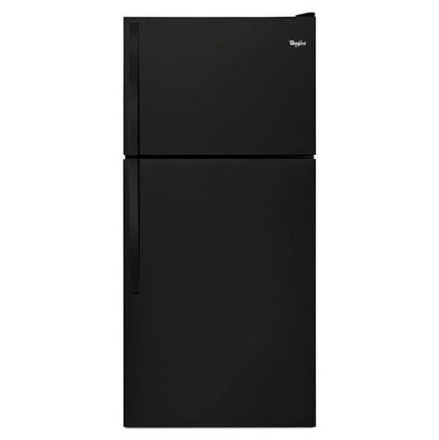 Whirlpool - 30-inch Wide Top-Freezer Refrigerator with Flexi-SlideE Bin - 18.2 cu. ft. - Black