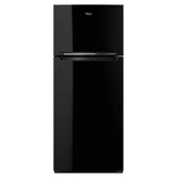 Whirlpool - 28-inch Wide Refrigerator Compatible With The EZ Connect Icemaker Kit - 18 Cu. Ft. - Black