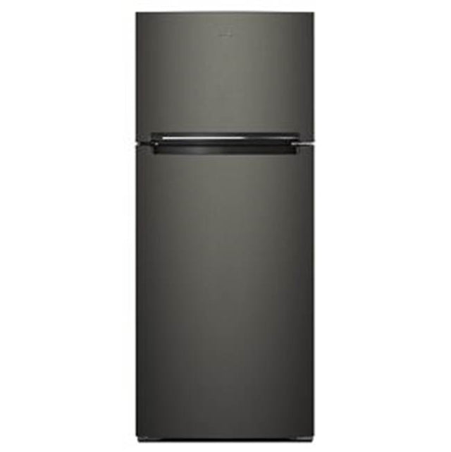 Whirlpool - 28-Inch Wide Refrigerator Compatible With The Ez Connect Icemaker Kit - 18 Cu. Ft. - Black Stainless