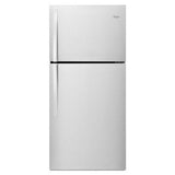 Whirlpool - 30-inch Wide Top-Freezer Refrigerator - EZ Connect Icemaker Kit Compatible- 19.2 cu. ft. - Monochromatic Stainless Steel