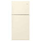Whirlpool - 30-inch Wide Top-Freezer Refrigerator - EZ Connect Icemaker Kit Compatible- 19.2 cu. ft. - Biscuit