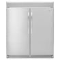 Whirlpool - 18 cu. ft. SideKicks All-Freezer with Fast Freeze - Monochromatic Stainless Steel