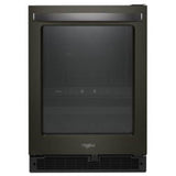 Whirlpool - 24'' Wide Undercounter Beverage Center In Black Stainless 5.2 Cu Ft. - Black Stainless