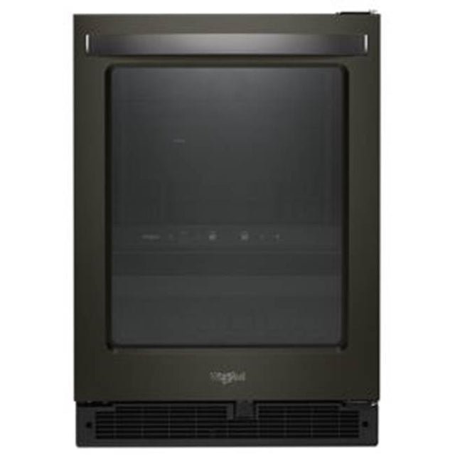 Whirlpool - 24'' Wide Undercounter Beverage Center In Black Stainless 5.2 Cu Ft. - Black Stainless