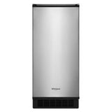 Whirlpool - 15'' Fingerprint Resistant Icemaker - Stainless Steel