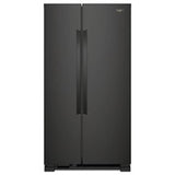 Whirlpool - No Frost Side - Free Standing Refr Frez - Black
