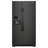 Whirlpool - No Frost Side - Free Standing Refr Frez - Black