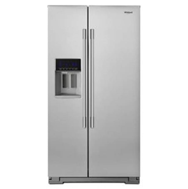 Whirlpool - No Frost Side - Free Standing Refr Frez - Fingerprint Resistant Stainless Steel