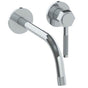 Watermark - Wall Mounted 2 Hole Lavatory Set with 8 1/4'' Spout - Vintage Copper