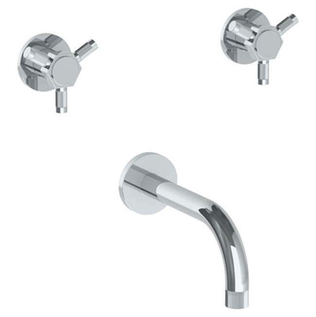 Watermark - Wall Mounted 3 Hole Bath Set - Vintage Copper