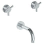 Watermark - Wall Mounted 3 Hole Bath Set - Vintage Copper