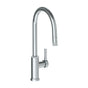 Watermark - Deck Mounted 1 Hole Gooseneck Kitchen Faucet with Pull Down Spray - High Spout - Vintage Copper