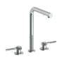 Watermark - Deck Mounted 3 Hole Square Top Kitchen Faucet with Pull Out Spray - Vintage Copper