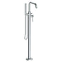 Watermark - Single Hole Floor Standing Bath Set with Hand Shower - Vintage Copper