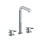 Watermark - Deck Mounted 3 Hole Square Top Prep Faucet with Pull Out Spray - Vintage Copper