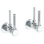 Watermark - Lavatory Angle Stop Kit -1/2 Compression x 3/8 OD Compression - Vintage Copper