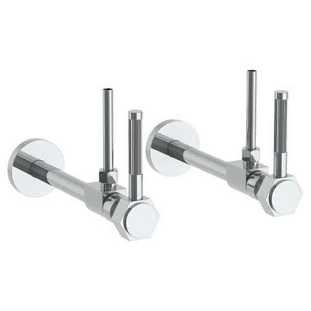 Watermark - Lavatory Angle Stop Kit -1/2 Sweat x 3/8 OD Compression - Satin PVD Brass