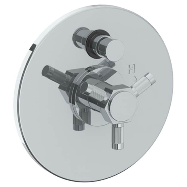 Watermark - Wall Mounted Pressure Balance Shower Trim with Diverter, 7'' dia. - Vintage Copper