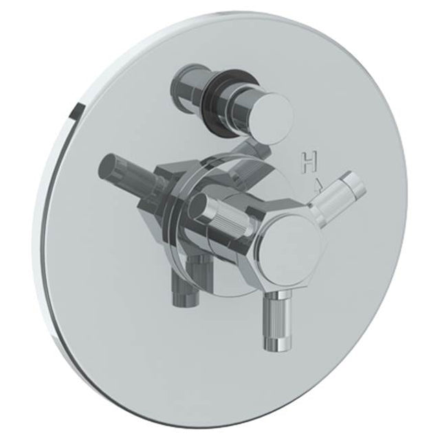 Watermark - Wall Mounted Pressure Balance Shower Trim with Diverter, 7'' dia. - Vintage Copper