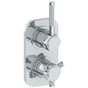 Watermark - Wall Mounted Mini Thermostatic Shower Trim with built-in control, 3 1/2'' - Vintage Copper