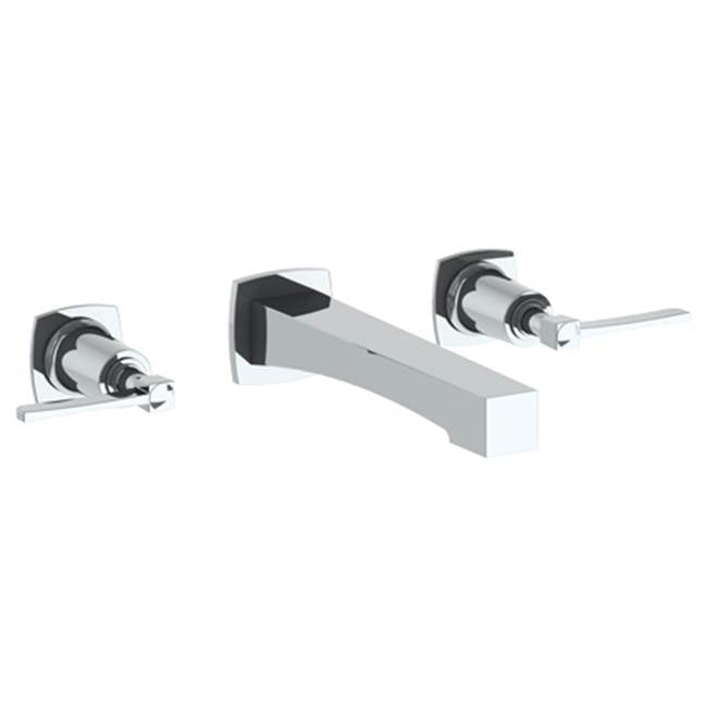Watermark - Wall Mounted 3 Hole Lavatory Set with 7 5/8'' CTC Spout - Vintage Copper