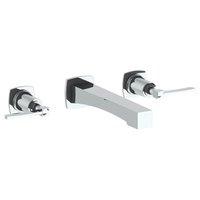 Watermark - Wall Mounted 3 Hole Lavatory Set with 7 5/8'' CTC Spout - Vintage Copper