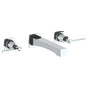 Watermark - Wall Mounted 3 Hole Lavatory Set with 7 5/8'' CTC Spout - Vintage Copper