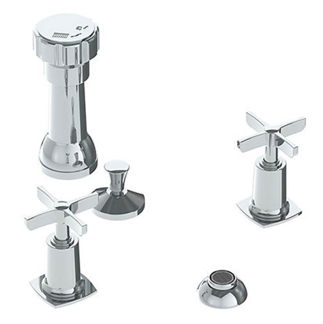 Watermark - Deck Mounted 4-Hole Bidet - Vintage Copper