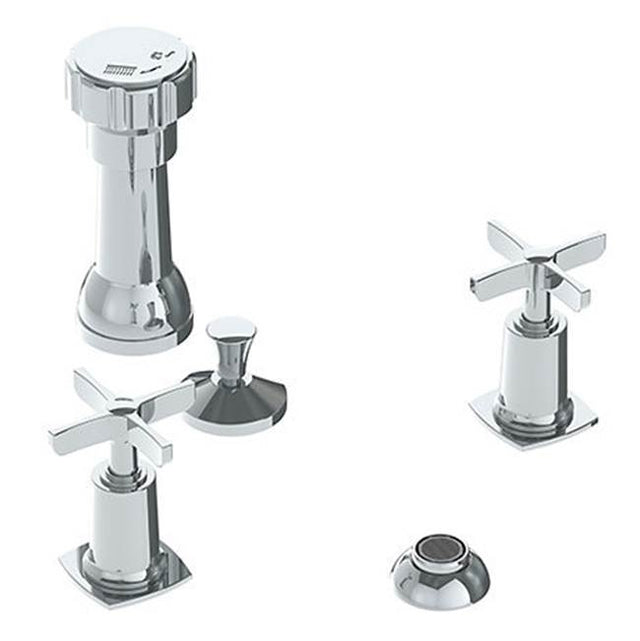 Watermark - Deck Mounted 4-Hole Bidet - Vintage Copper