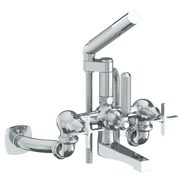 Watermark - Wall Mounted Exposed Bath Set with Hand Shower - Vintage Copper