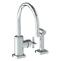 Watermark - Deck Mounted 2 Hole Kitchen Set - Includes Side Spray. Mixing Valve - Vintage Copper