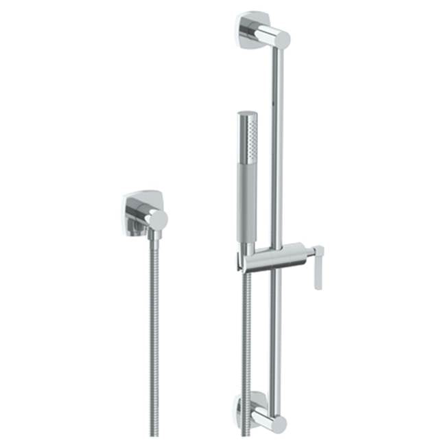 Watermark - Positioning Bar Shower Kit with Slim Hand Shower and 69'' Hose - Vintage Copper