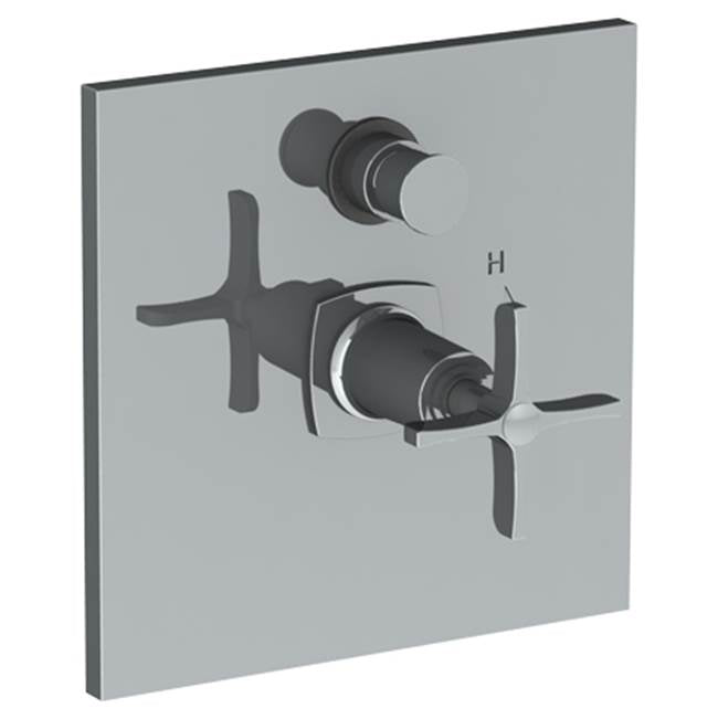 Watermark - Wall Mounted Pressure Balance Shower Trim with Diverter, 7'' - Vintage Copper