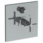 Watermark - Wall Mounted Pressure Balance Shower Trim with Diverter, 7'' - Vintage Copper