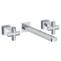 Watermark - Wall Mounted 3 Hole Bath Set - Vintage Copper