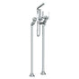 Watermark - Floor Standing Bath Set with Hand Shower - Vintage Copper