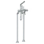 Watermark - Floor Standing Bath Set with Hand Shower - Vintage Copper